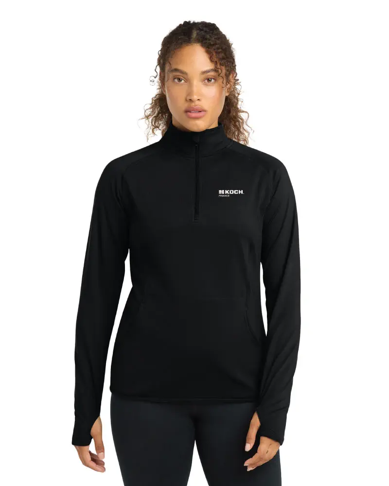 Sport-Tek® Women's Sport-Wick® Stretch 1/4-Zip Pullover - Image 3
