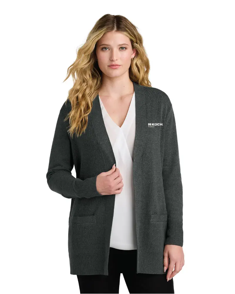 Port Authority® Women’s Easy Care Open-Front Cardigan Sweater - Image 2
